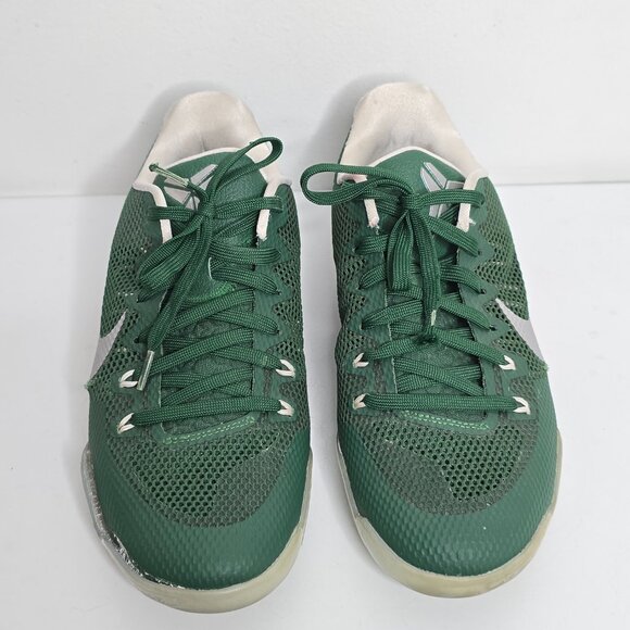 Nike Kobe 11 TB Gorge Green Metallic Silver Mens 10 856485-331 Sneakers FLAWS main image 6